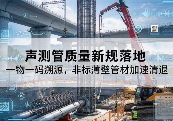保康声测管质量新规落地，一物一码溯源，非标薄壁管材加速清退