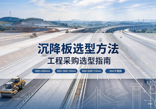 保康沉降板选择方法